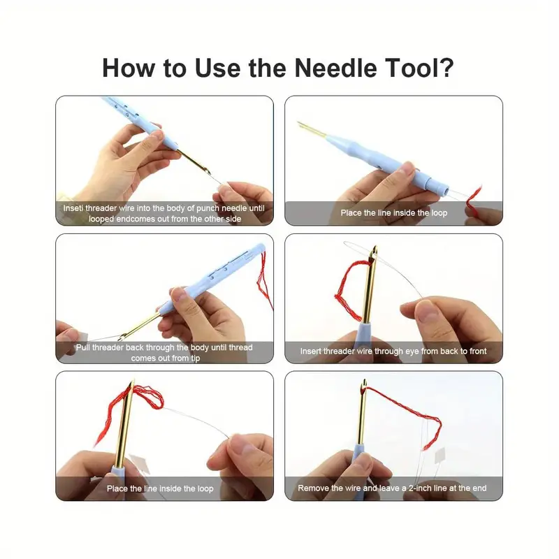 🧵 Knitting Thread Cutter Needle