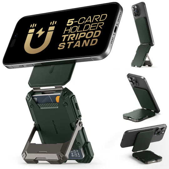 Magnetic Wallet with Stand