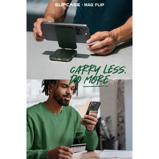 Magnetic Wallet with Stand