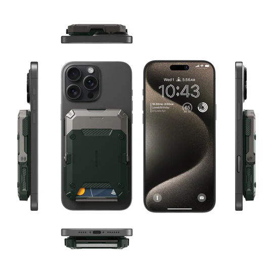 Magnetic Wallet with Stand