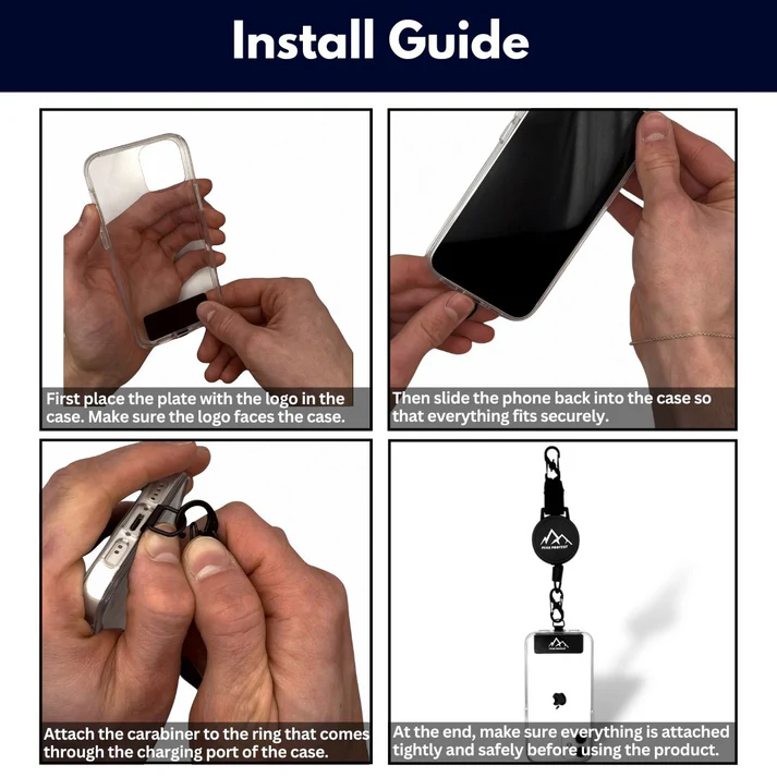 Mobile phone anti-theft rope