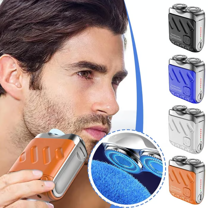 🔥Last Day 49% OFF🎁Portable Rotary Dual Ring Electric Shaver & BUY 2 FREE SHIPPING