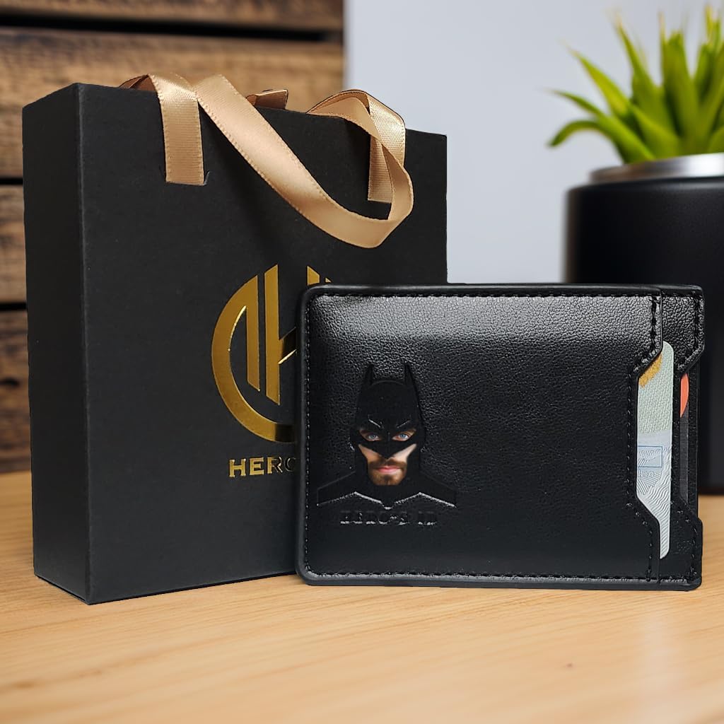 Leather Bat Wallet for Men