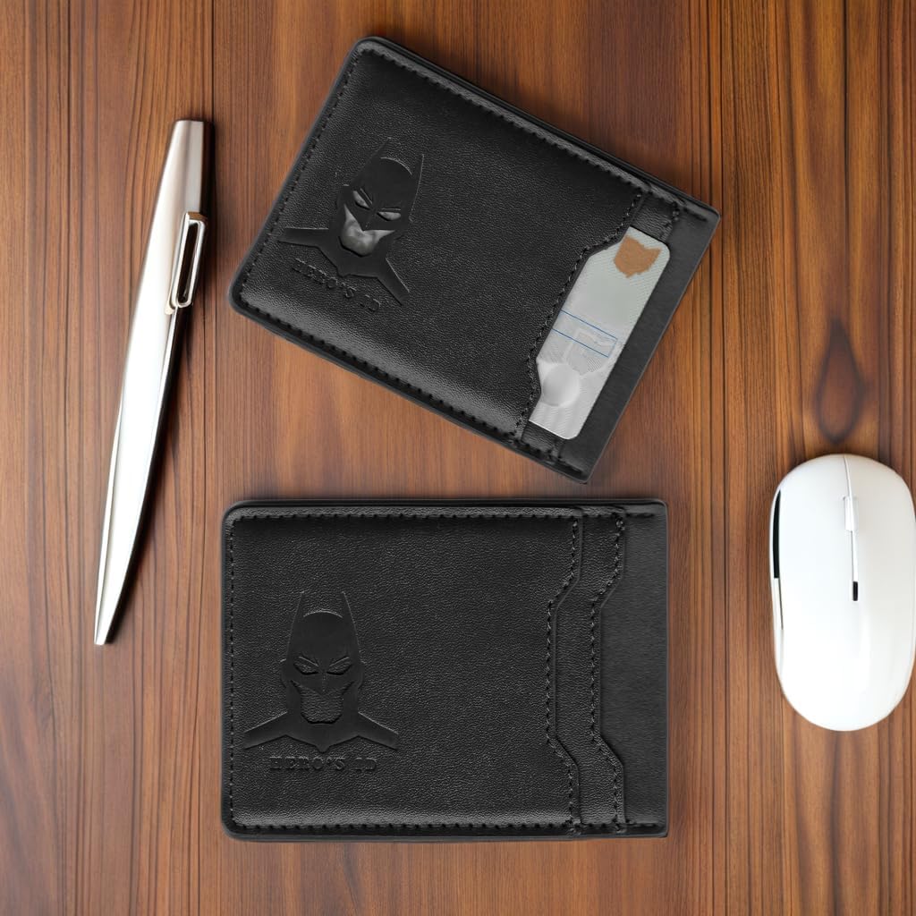 Leather Bat Wallet for Men