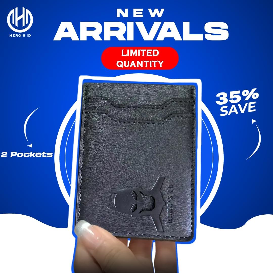Leather Bat Wallet for Men
