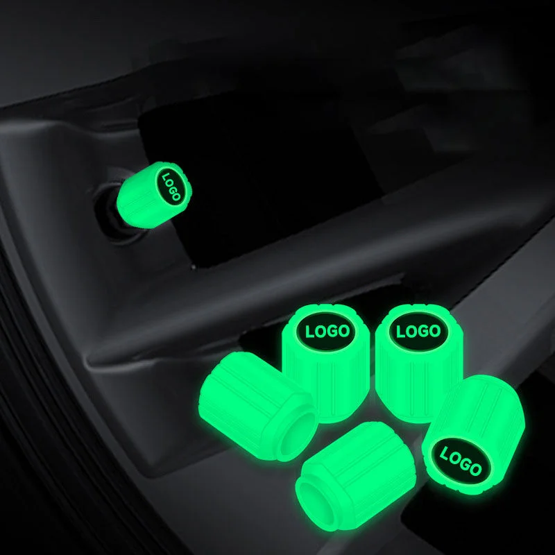 Car Tire Luminous Valve Cap(4 Pcs)