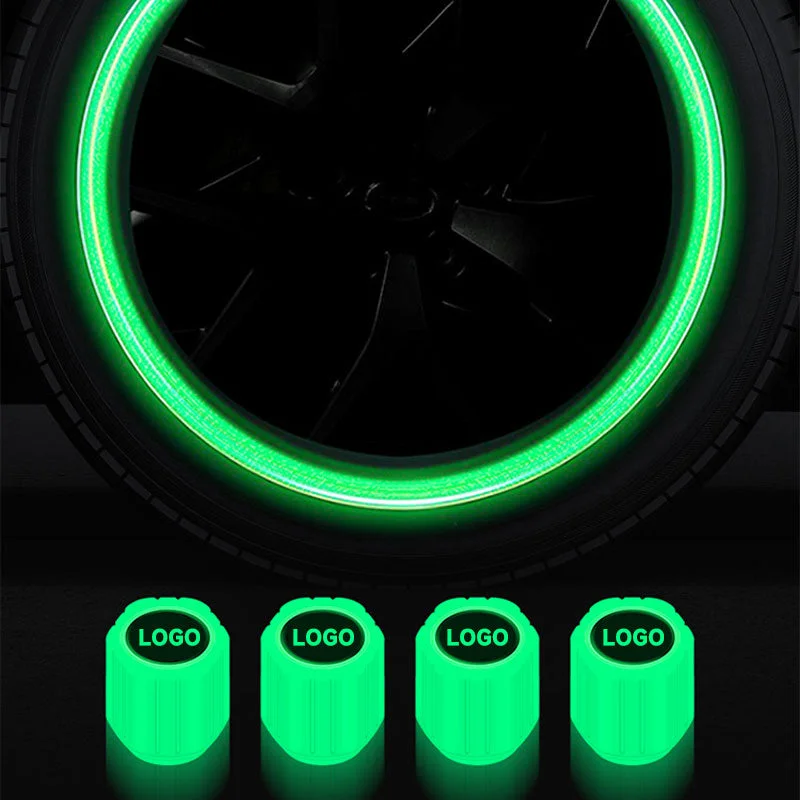 Car Tire Luminous Valve Cap(4 Pcs)
