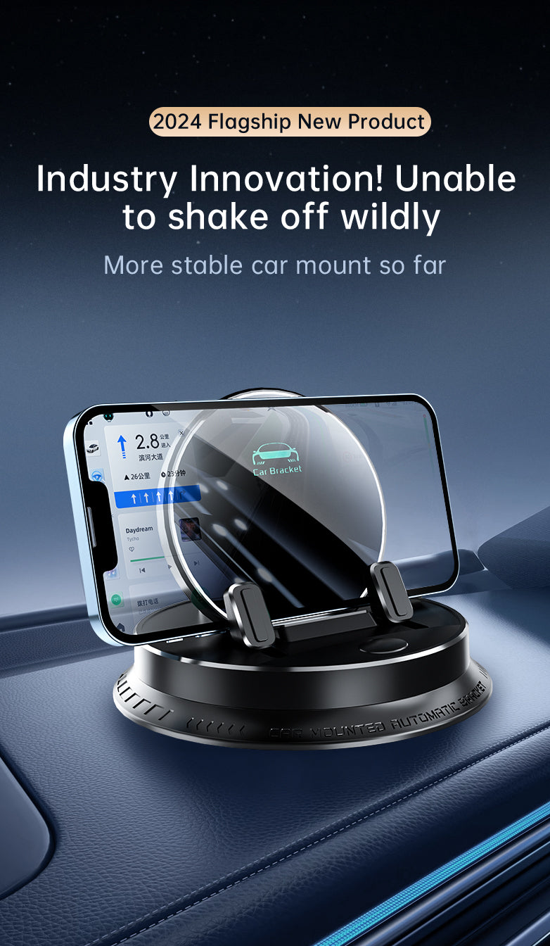 Premium Car Phone Mount for Dashboard – Anti-Slip Pad Holder for Smartphones