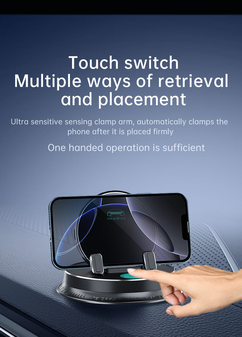 Premium Car Phone Mount for Dashboard – Anti-Slip Pad Holder for Smartphones