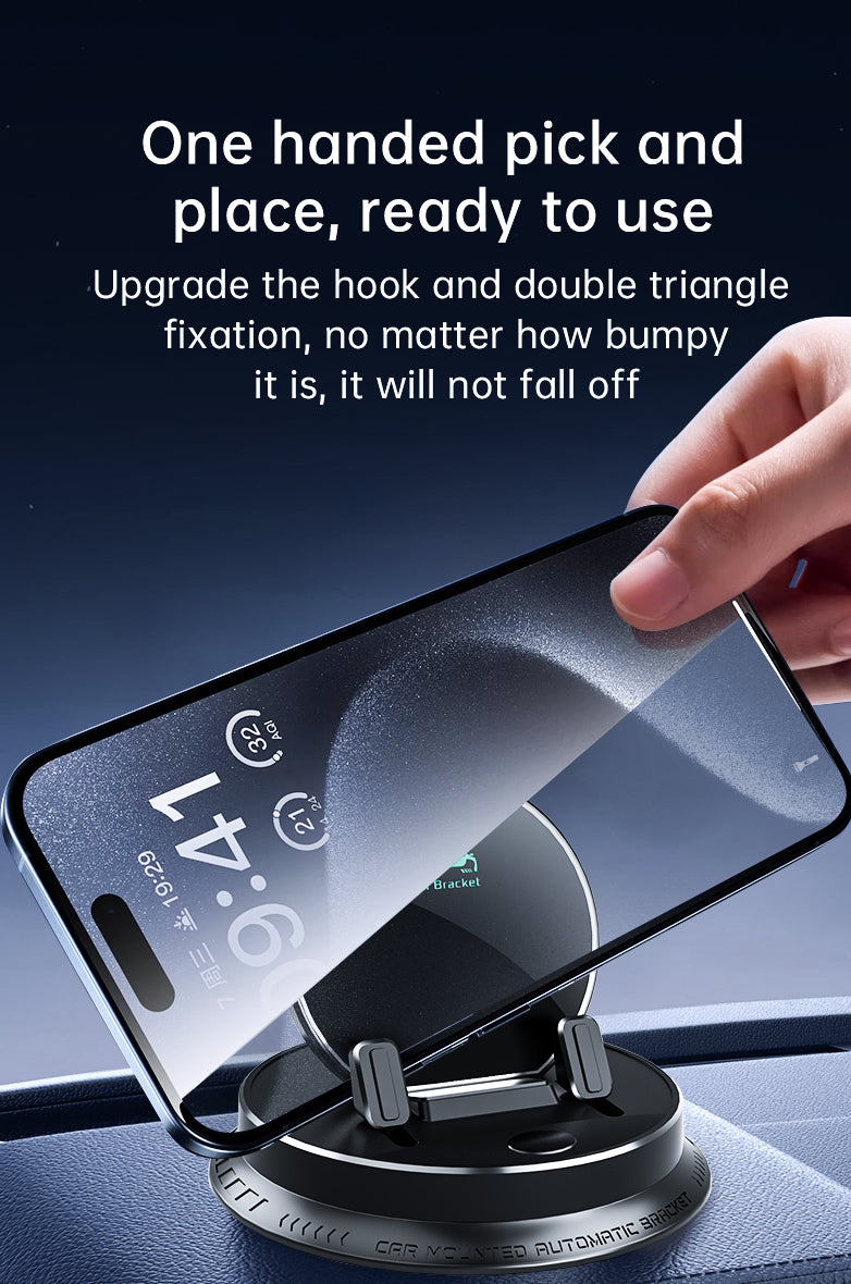Premium Car Phone Mount for Dashboard – Anti-Slip Pad Holder for Smartphones