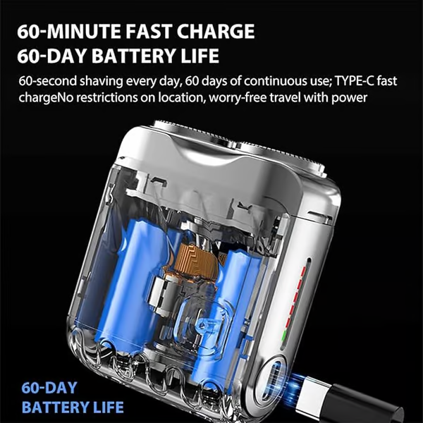 🔥Last Day 49% OFF🎁Portable Rotary Dual Ring Electric Shaver & BUY 2 FREE SHIPPING