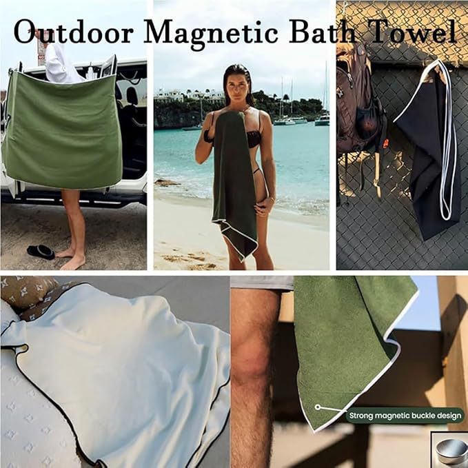 The 4-in-1 Magnetic Sand-Resistant Towel