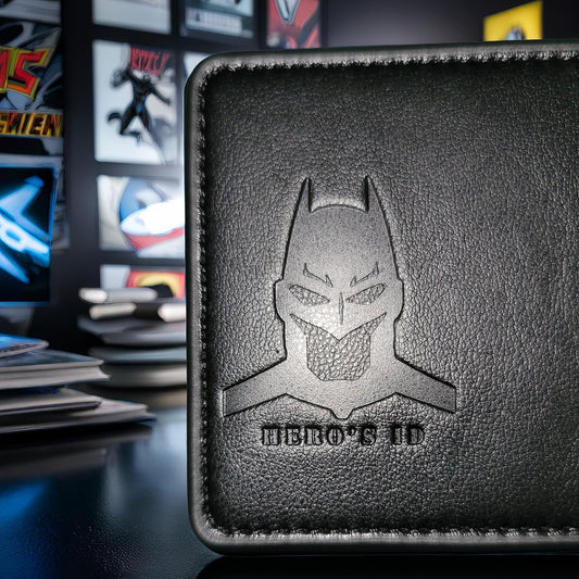 Leather Bat Wallet for Men