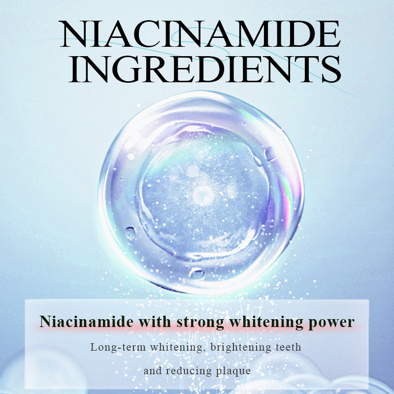 ✨ Niacinamide Whitening Toothpaste | Stain Removal, Deep Clean & Fresh Breath | Vegan & Fluoride-Free 🦷